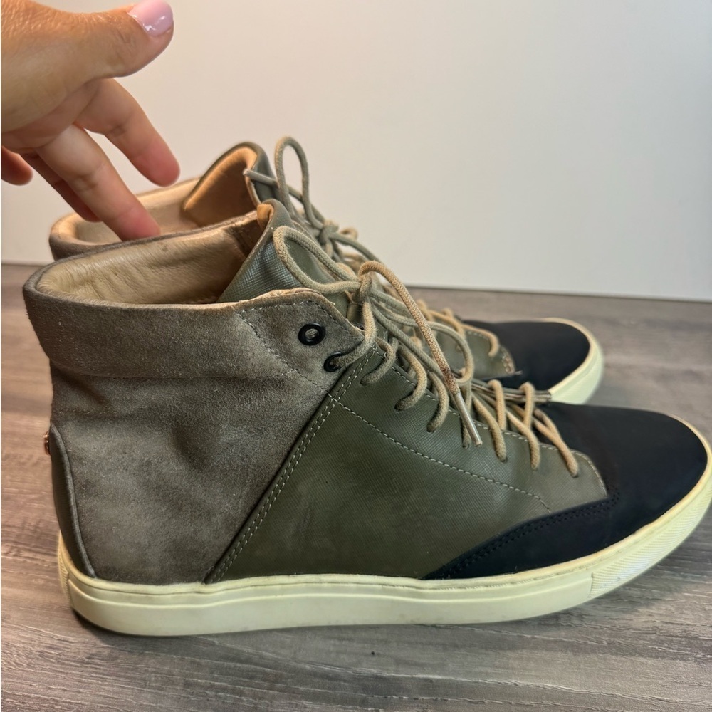 TCG Porter leather/suede men’s size 11/EU44 mid sneakers $320 - Picture 5 of 11